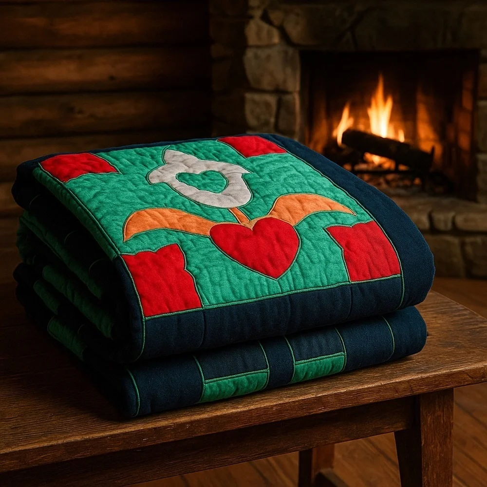 Handmade vintage quilt